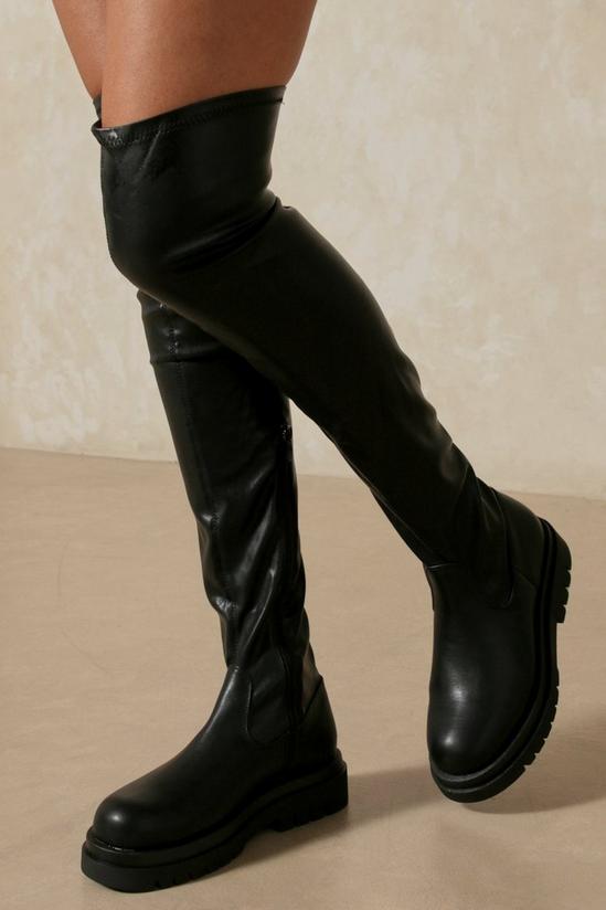 MissPap Chunky Sole Over The Knee Boot 1