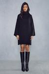 MissPap Oversized Turtle Neck Knitted Dress thumbnail 4
