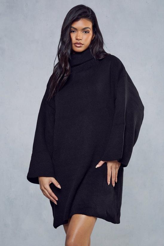 MissPap Oversized Turtle Neck Knitted Dress 5