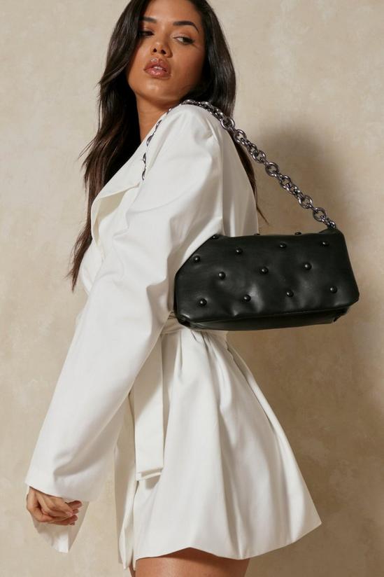 MissPap Studded Chain Strap Shoulder Bag 1