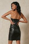 MissPap Leather Look Corset Dress thumbnail 3