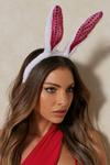 MissPap Halloween Sequin Bunny Ears Headband thumbnail 2