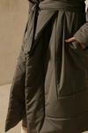 MissPap Oversized Maxi Belted Duvet Puffer Coat thumbnail 5