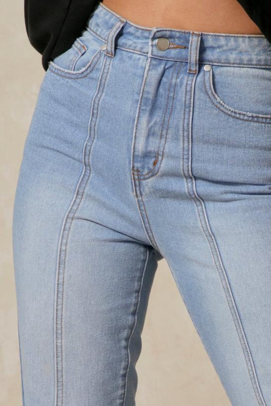 MissPap Zip Detail Straight Leg Jean 2