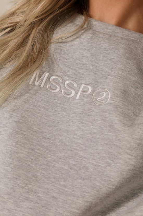 MissPap MISSPAP BRANDED NEOPRENE SEAM DETAIL SWEATSHIRT 6