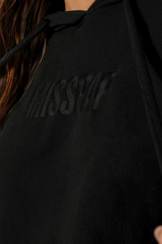 MissPap Misspap Branded Cropped Hoodie 6