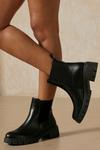 MissPap Leather Look Chunky Sole Chelsea Boot thumbnail 3