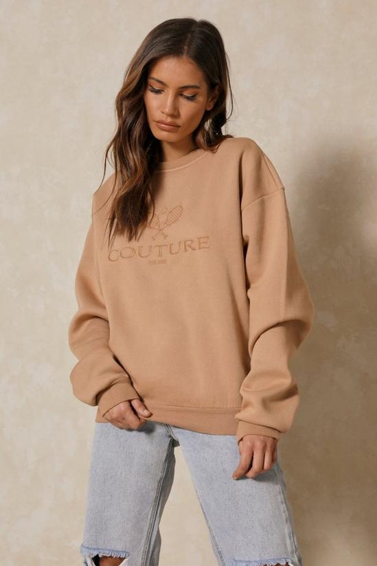 MissPap Couture Embroidered Sweatshirt 1