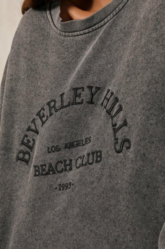MissPap Beverley Hills Embroidered Oversized Sweatshirt 2