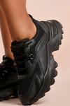 MissPap Leather Look Chunky Platform Trainers thumbnail 2