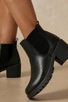 MissPap Snake Heeled Chelsea Ankle Boot thumbnail 2