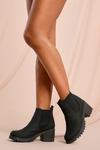 MissPap Leather Look Heeled Chelsea Ankle Boot thumbnail 1