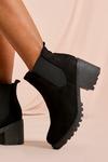 MissPap Faux Suede Heeled Chelsea Ankle Boot thumbnail 2