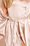 MissPap Luxe Satin Belted Dressing Gown thumbnail 2