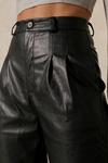 MissPap Leather Look Pleated Waist Trouser thumbnail 2