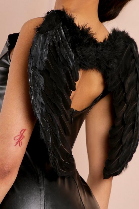 MissPap Halloween Faux Feather Angel Wings 2