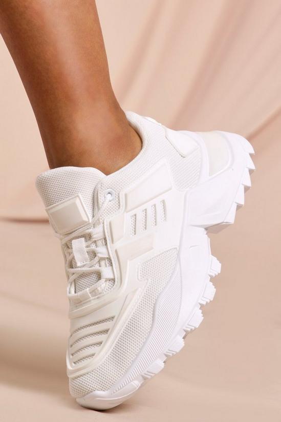 MissPap Chunky Embossed Detail Trainers 2