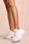MissPap Chunky Platform Leather Look Trainer thumbnail 1
