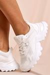 MissPap Chunky Platform Leather Look Trainer thumbnail 2