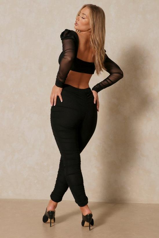 MissPap Mesh Extreme Ruched Leggings 3
