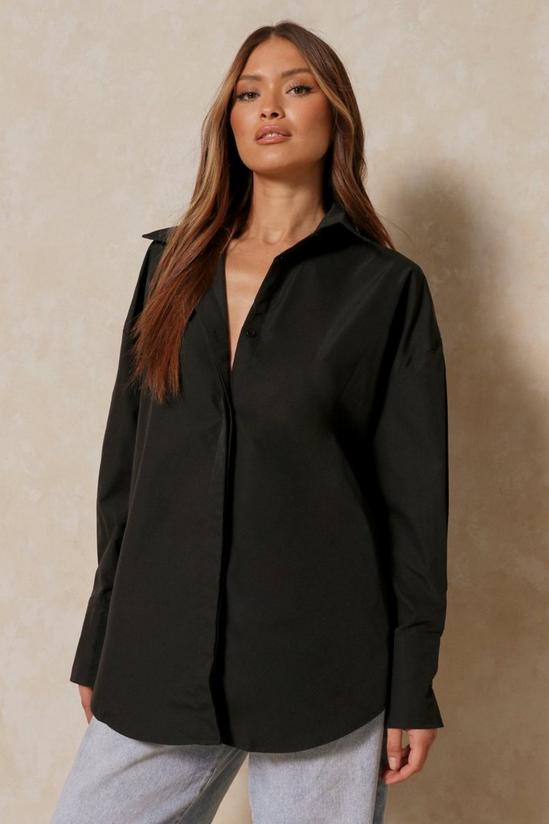 MissPap Oversized Ruched Cut Out Back Shirt 4