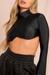 MissPap Soft Touch Shaped Cup Crop Top thumbnail 2