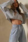 MissPap Oversized Crop Polo Top thumbnail 5