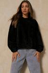 MissPap Oversized Feather Knit Dad Jumper thumbnail 1