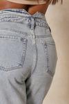 MissPap High Waisted Dip Front Mom Jean thumbnail 6