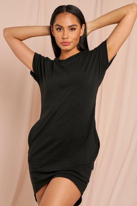 MissPap Cap Sleeve T-Shirt Dress 4