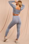 MissPap Ruched Legging and Crop Top Set thumbnail 3