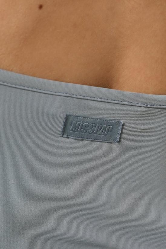 MissPap MISSPAP Label Binding Detail Thong Bodysuit 6