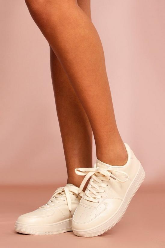 MissPap Lace Up Chunky Flatform Trainer 1