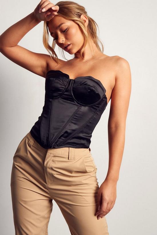 MissPap Scallop Detail Cupped Corset Top 5