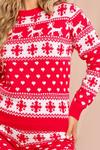 MissPap Reindeer and Snowflake Christmas Short Co-Ord thumbnail 2