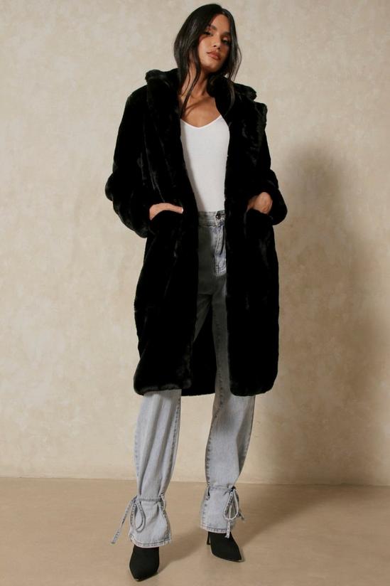 MissPap Longline Midaxi Oversized Faux Fur Coat 4