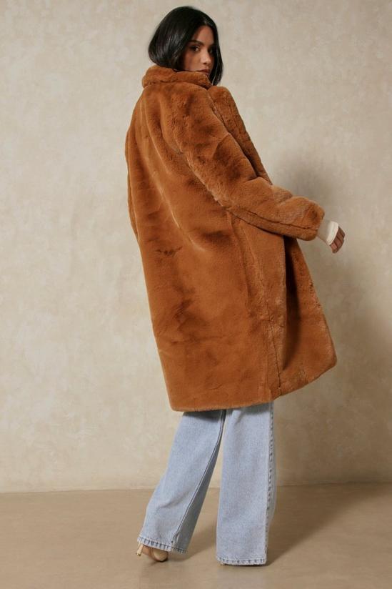 MissPap Longline Midaxi Oversized Faux Fur Coat 3