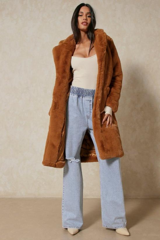 MissPap Longline Midaxi Oversized Faux Fur Coat 4