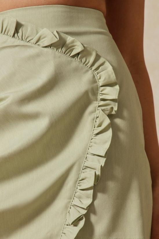 MissPap Frill Detail Asymmetric Mini Skirt 5