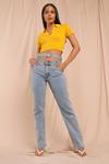 MissPap Knitted Collared Crop Top thumbnail 3