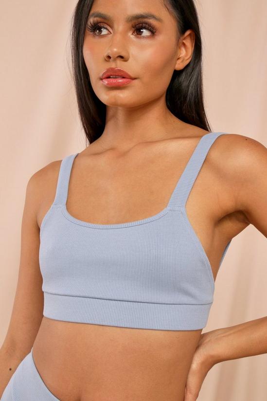 MissPap Ribbed Low Back Triangle Bralet 4