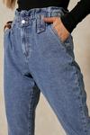 MissPap Paperbag Elasticated Mom Jeans thumbnail 6