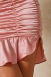 MissPap Ruched Frill Detail Mini Skirt thumbnail 6