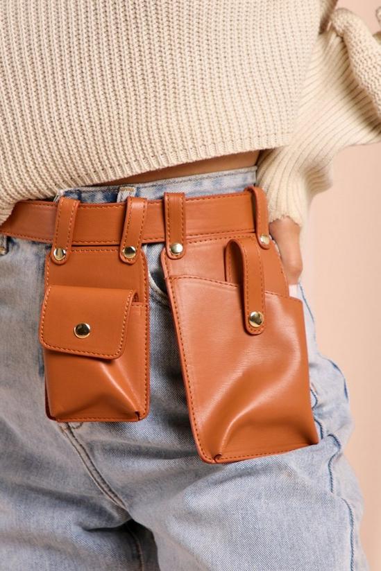 MissPap Leather Look Utility Belt Bag 2