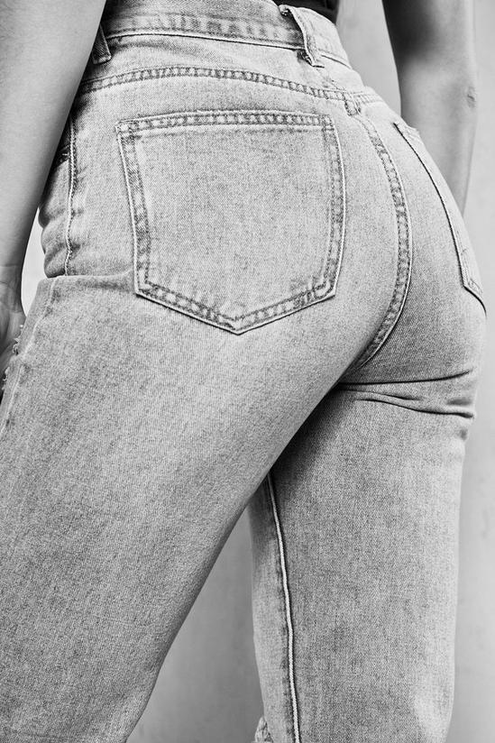 MissPap Distressed Split Hem Jeans 2