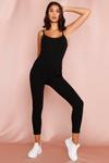 MissPap Ribbed Strappy Low Back Jumpsuit thumbnail 3