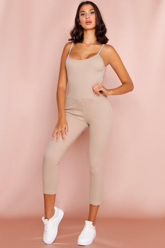 MissPap Ribbed Strappy Low Back Jumpsuit 4