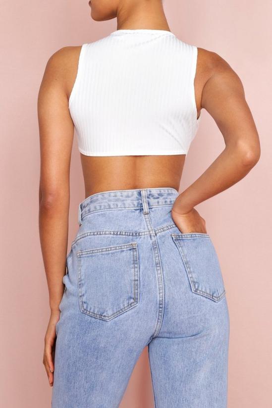 MissPap Ribbed Cut Out Backless Bodysuit 2