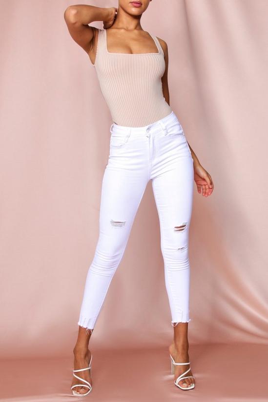 MissPap High Waisted Distressed Skinny Jean 1
