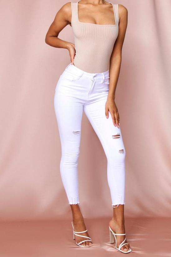 MissPap High Waisted Distressed Skinny Jean 3